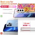 thumbnail image 3 of Magic Flower Face Case for Samsung Galaxy S22 Plus,Aesthetic Art Design Pattern Soft TPU Bumper Case Cover, 3 of 5