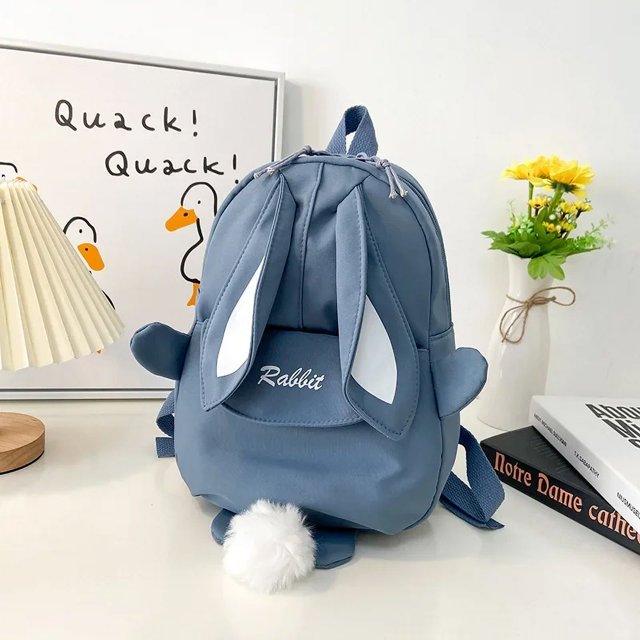 Nuevas mochilas escolares de moda para niños, mochilas portátiles de conejito, mochilas de viaje para niños, mochila escolar bonita para niños y niñas de 20L