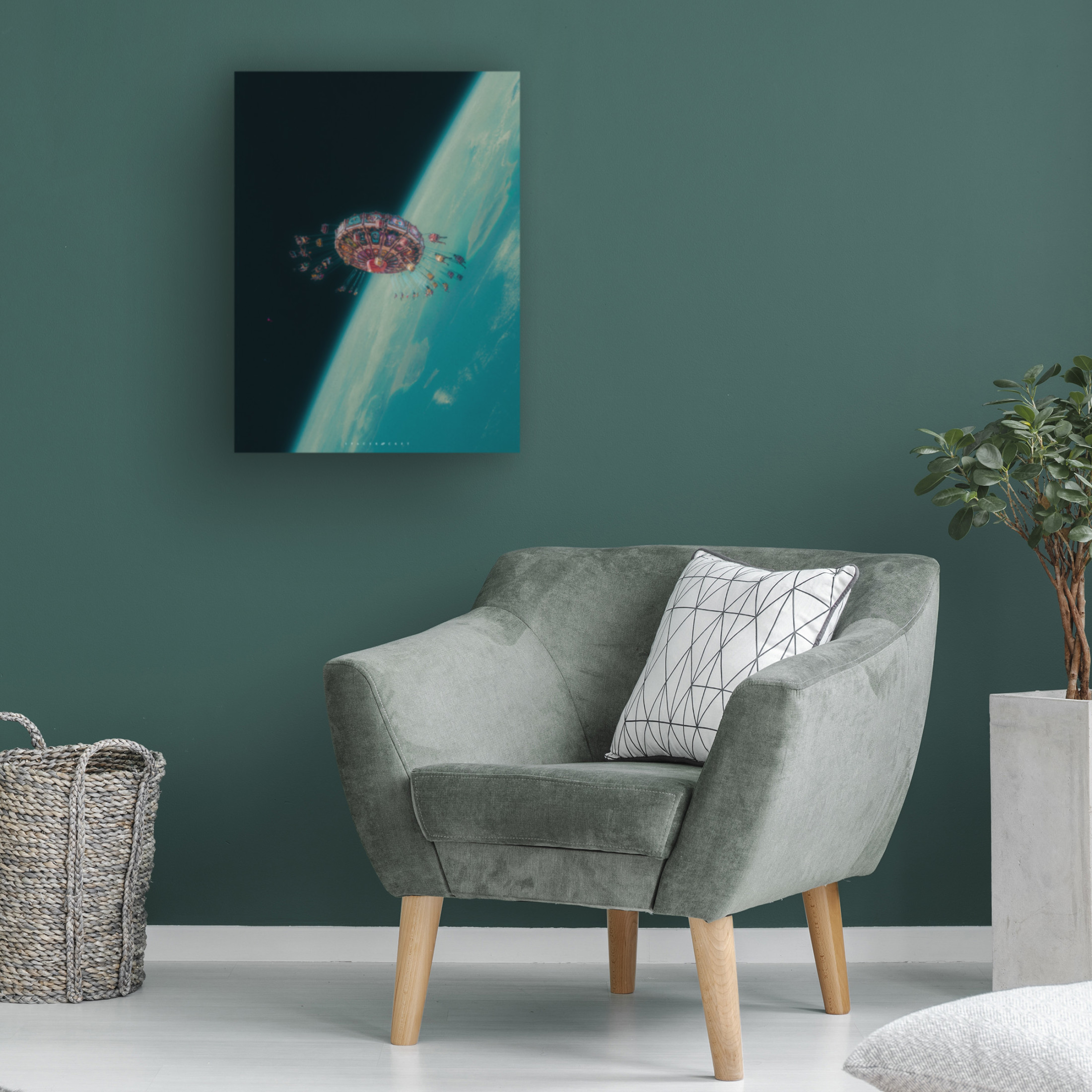 Trademark Fine Art spacerocket art 606 Canvas Wall Art