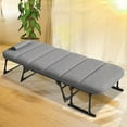 thumbnail image 5 of Lilypelle Lounge Chair,Portable Folding Chaise for Adults Kids, Heavy Duty Camping Cot, for Traveling Gear Supplier,Beach Vocation,Gray, 5 of 7