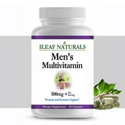 Ileaf Naturals Multi-Vitamin for Men with Iron - 60 Veggie Capsules