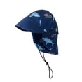 thumbnail image 5 of Cowsor Toddler Boys Two Piece Swimsuit Set Adorable Print Half Placket Bathing Suit with Swim Cap Quick Dry for Summer Vacation Beach, 5 of 5