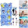 thumbnail image 1 of Children's Puzzle Track Car DIY Assembly City Map Scene Construction Puzzle Rail Car, 1 of 6