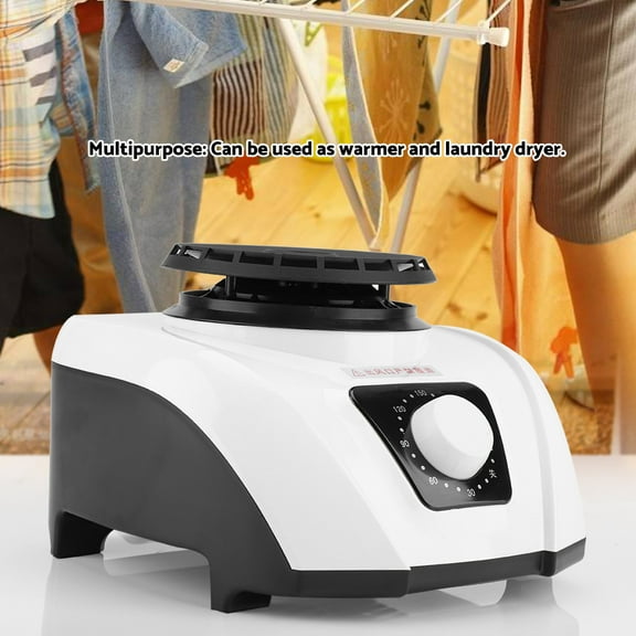 Tebru 1200W Mini Portable Electric Laundry Dryer 220V White