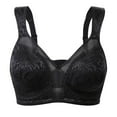 Women's Plus Size Minimizer Bra Full Coverage Wireless Non Padded Bra