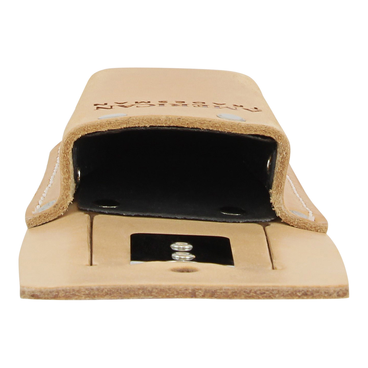 American Tradesman 554 - Top Grain Leather Utility Knife Holder w/Belt Clip…