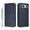 YB04, variant on Vintage Cowhide RFID Blocking Wallet PU Phone Case, Flip Folio Leather Cover with Card Slots, Kickstand & Hand Strap, Shockproof Protective Case for VIVO X300 FE/S50 Pro Mini 5G Domestic-Black