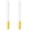 Orange-Orange, variant on Linnome Extra Long Reusable Straw Cleaner Brush for Narrow Bottles and Cups – Durable Stainless Steel Core Cleaning Brush for Silicone, Metal, Plastic Straws