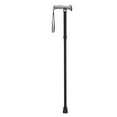 thumbnail image 2 of Drive Medical Adjustable Lightweight Folding Cane With Gel Hand Grip, Black, 2 of 2