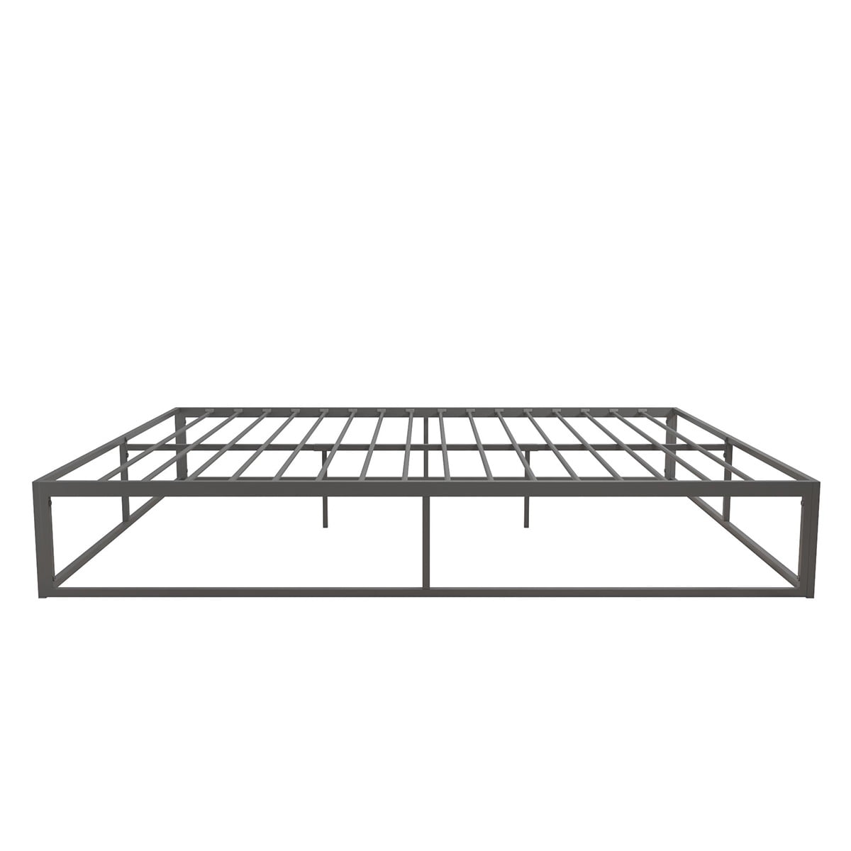 Private Jungle Modern Metal Bed, Platform Bed Frame, Box Spring, Strong Metal Structure, Easy Assembly, Full Size, GREY Private Jungle Modern Metal Bed, Platform Bed Frame, Box Spring, Strong Metal Structure, Easy Assembly, Full Size, GREY