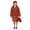 Mocha, variant on ALLEN & MATE 100% COTTON Hooded Kids Bathrobe – 380 GSM, Safety Certified, Soft Lightweight & Absorbent Robe for Boys & Girls
