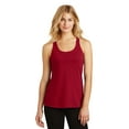 thumbnail image 1 of District Made DM420 Ladies 60/40 Gathered Racerback Tank, Classic Red, M, 1 of 1