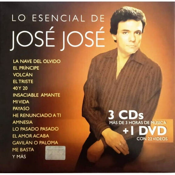 Jose Jose - Lo Esencial (3CD DVD) - Music & Performance - CD