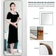 thumbnail image 4 of Espejo de Piso Bluelander Cuerpo Completo Soporte Marco de Aluminio Negro 160 x 50 cm, 4 of 5