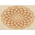 thumbnail image 1 of Ahgly Company Machine Washable Indoor Rectangle Transitional Khaki Gold Area Rugs, 5' x 8', 1 of 7