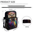 thumbnail image 6 of Eheartsgir Color Splash Otter Crossbody Bag, Polyester Cell Phone Purse with Pockets, Lightweight Sling Bag for Daily Use and Work, 6 of 7