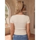 thumbnail image 3 of Pack de 2 Blusas Casuales Unitalla, Manga Corta y Ajuste Entallado, Básica y Elegante para Mujer, 3 of 5