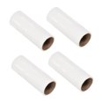 thumbnail image 1 of Unique Bargains 120mm Extra Sticky Roller Refill Portable Dust Hair Remover White, 4 Pack, 1 of 5