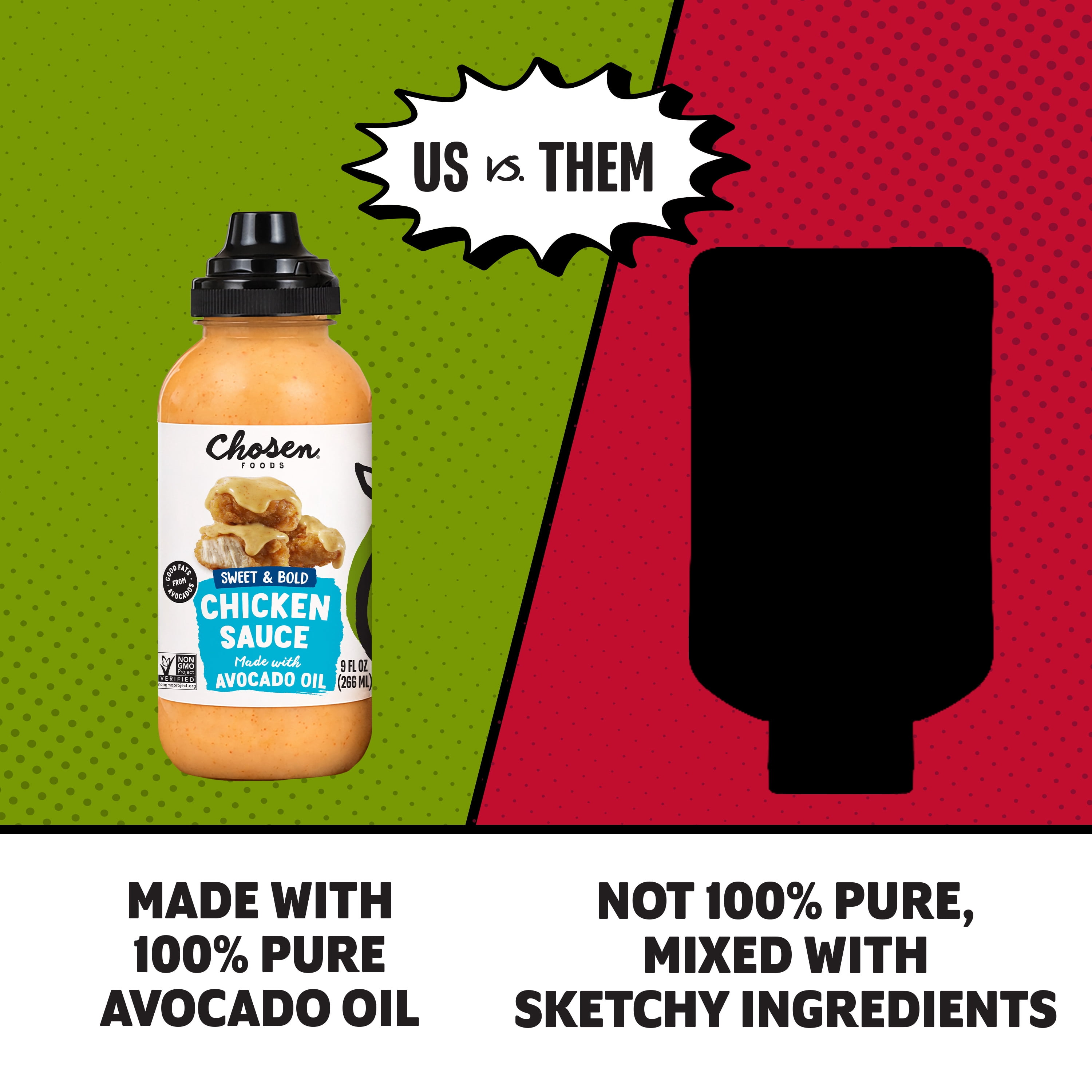 Chosen Foods Chicken Sauce made with 100% Pure Avocado Oil 9 fl oz