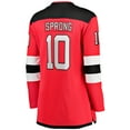 thumbnail image 3 of Women's Fanatics Daniel Sprong Red New Jersey Devils Home Breakaway Player Jersey, 3 of 3
