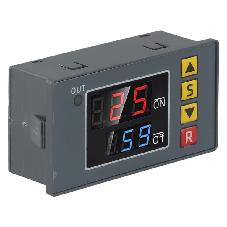 DIYMORE T3231 DC 12V 24V AC 110V 220V Digital Cycle Timer Delay Relay Board Module With Dual Time Red Blue Led Display Timing Relay Switch For Vehicle Car I.145270449