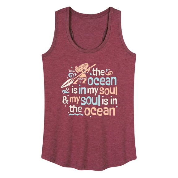 Moana - Ocean In My Soul - Women's Racerback Graphic Tank