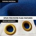 thumbnail image 4 of G128 Combo Pack: 5 Ft Tangle Free Spinning Flagpole (White) & South Carolina Flag 2x3 Ft Embroidered 220GSM Spun Polyester, Brass Grommets (Flag Included) Aluminum Flag Pole, 4 of 9