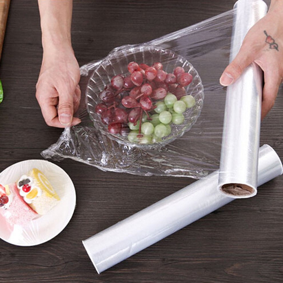 Fruits Vegetables Plastic Saran Wrap Freshkeeping Food Storage Clings