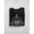 thumbnail image 3 of Geometric Astronomical Shapes Sweatshirt Women -Image by Shutterstock, Female x-Large, 3 of 4