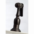 thumbnail image 3 of Kingston Brass KS7275PLBS English Country 8-Inch Bridge Kitchen Faucet with Sprayer, Oil Rubbed Bronze, 3 of 7