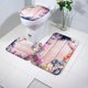 thumbnail image 2 of 3 alfombrillas de absorción de agua, cubierta de asiento de inodoro, almohadilla de baño antideslizante, decoración del hogar (4) Tmvgtek Para estrenar, 2 of 6