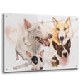 thumbnail image 2 of Epic Art 'Bull Terrier with Ghost Image' by Barbara Keith, Acrylic Glass Wall Art, 36"x24", 2 of 8