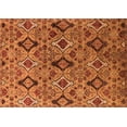 thumbnail image 1 of Ahgly Company Indoor Rectangle Oriental Orange Industrial Area Rugs, 7' x 9', 1 of 4