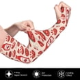thumbnail image 3 of Lsque Tomatoes Cooling Arm Sleeves for Men & Women -Compression Sleeves to Cover Arms for Working,Sun Sleeves for UV Protection,Breathable, Moisture-Wicking, 3 of 8