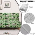 thumbnail image 6 of SCRAWLGOD Elephant Shamrock Print Sofa Cover Armless Couch Slipcover for Pets Stretch Non Slip Furniture Protector Washable Sofa Slipcover, 6 of 9