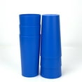 thumbnail image 4 of Yalin 26 ounce Plastic Tumblers/Large Drinking Glasses/Party Cups/Iced Tea Glasses,Unbreakable, Dishwasher Safe, BPA Free,set of 6 (Blue), 4 of 6