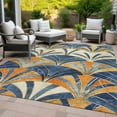 thumbnail image 3 of Dalyn Rugs Machine Washable Indoor/Outdoor Chantille ACN2178 Blue 5' x 7'6" Rug, 3 of 9