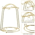 Iron Wire Rack Drying Rack Service Storage Display Stand for Tea Cups and Saucers