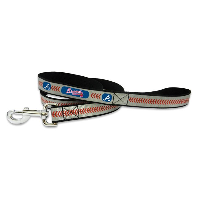 MLB Atlanta Braves Baseball Pet Leash Reflective Large