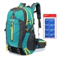 thumbnail image 3 of Hwjianfeng Sac à Dos de Voyage et de Randonnée en Nylon Léger 40 L Bleu Lac, Conception Compacte et Durable avec Multiples Poches, 600 g Léger pour Aventures en Plein Air, 3 of 7