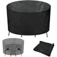 thumbnail image 1 of Garden Furniture Cover Round Garden Table Cover Protective Cover Z, 1 of 4