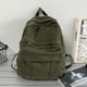 thumbnail image 3 of Mochila de lona para mujer, estilo retro, estética, básica, para estudiantes de secundaria/universitarios, viajes, portátil, 3 of 3