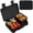 Black, variant on Bento Kids Lunch Box, 6 Compartments BPA Free Bento Box for Kids, Lunch Containers, Dishwasher Safe Back to School Snack Lunch Box, Ideal Portion Sizes On-the-Go Meal, Ages 3+,School(Pink)