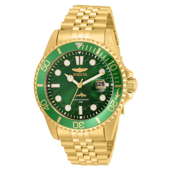 Invicta Pro Diver Quartz Green Dial Men's Watch 30615