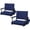 Navy Blue, variant on SPECSTAR Stadium Seats with Back Support and Cushion Black 1 Pack