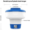 thumbnail image 2 of 7-inch Floating Chlorine Dispenser, Large Capacity-fits 3" Chlorine Tablets, Adjustable Release Tablet Floater For Indoor & Outdoor Swimming Pool Spa,, 2 of 5