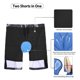 thumbnail image 3 of TOMSHOO Men 3D Padded Mountain Bike Cycle Shorts Breathable Loose-Fit Outdoor Sports MTB Cycle Running Shorts, 3 of 5
