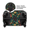 thumbnail image 2 of Kdxio Mexican Flower 1 Pattern Luggage Cover for Travel,Elastic and Durable,Fits 18-32 Inch,Anti-Scratch Suitcase Protector-No luggage included, 2 of 5