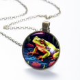thumbnail image 6 of Frog Necklace Personalized Custom Photo Round Pendant Adjustable Stainless Steel Necklaces with Gift Box for Men Women Mothers Valentine's Jewelry Gift, 6 of 6