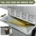 thumbnail image 4 of Bestfire 5 Burner Propane Gas Grill with Side Burner,Stainless Steel BBQ Grill & Porcelain-Enameled Cast Iron Grates,58,000 BTU Cabinet-Style Cart Design for Outdoor Backyard Cooking,Garden and Patio, 4 of 7